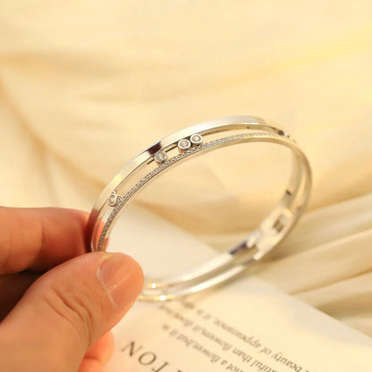 [Eterna Jewels]Move Romane Diamond Bangle Bracelet