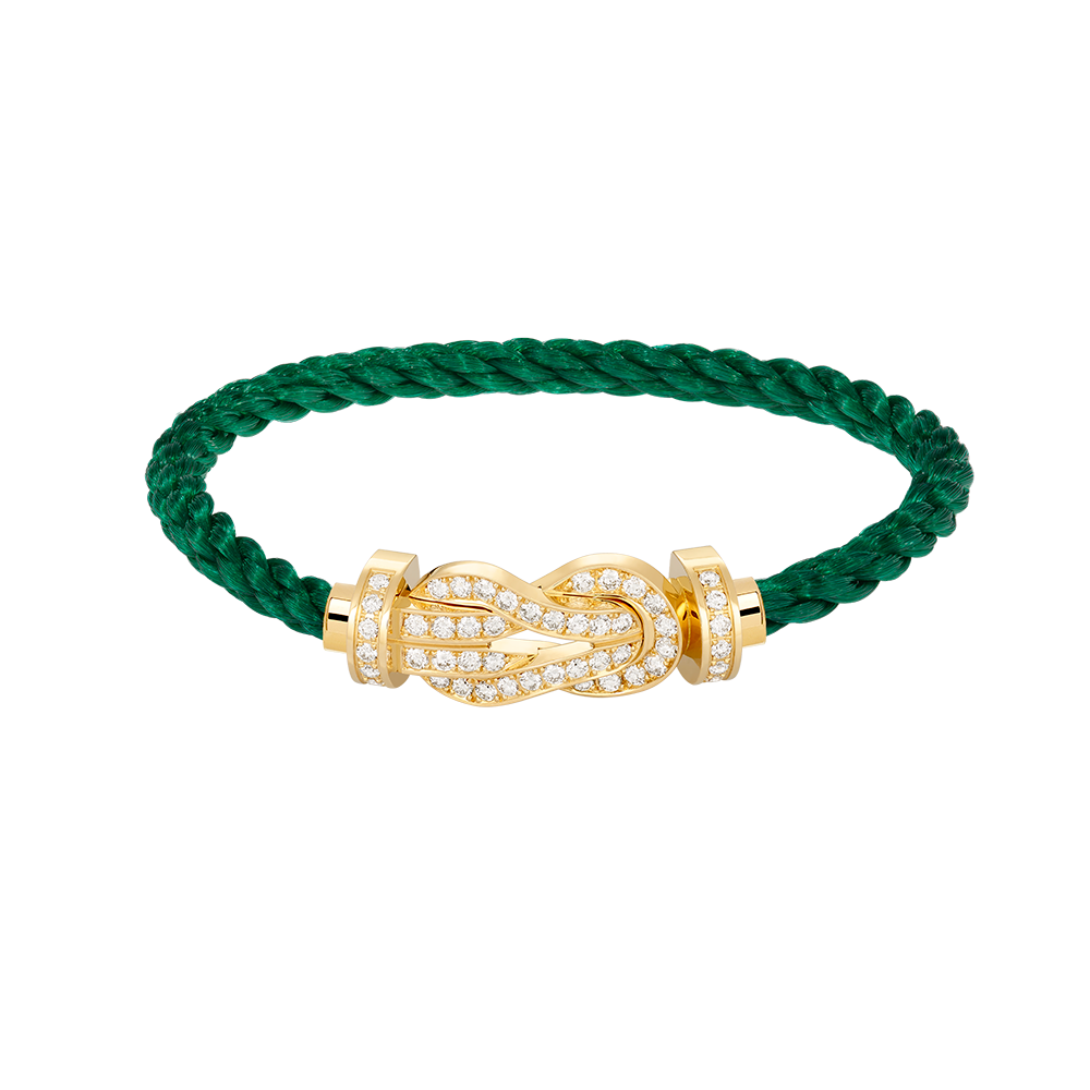 [Eterna Jewels]CHANCE LARGE 8 FIGURE BUCKLE FULLDIAMOND BRACELET GOLD