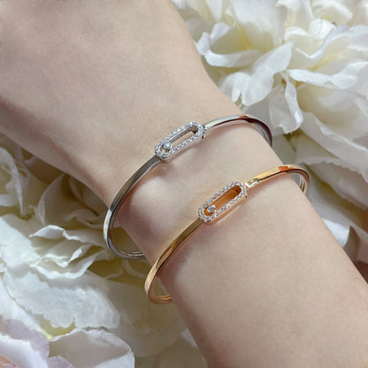 [Eterna Jewels]Move Uno pavé flex bangle medium