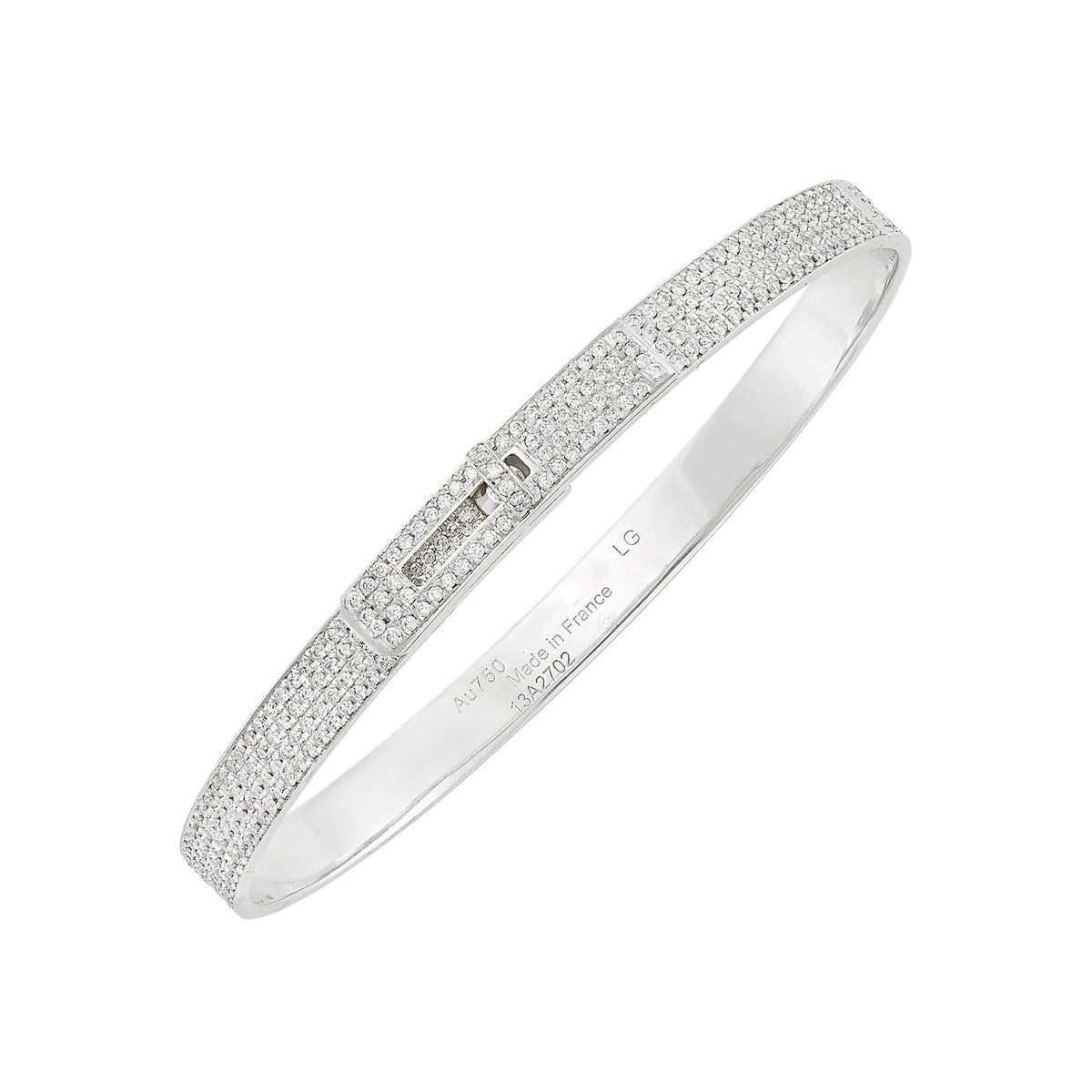 [Eterna Jewels]HM KELLY BRACELET IN SILVER AND FULL PAVE DIAMOND
