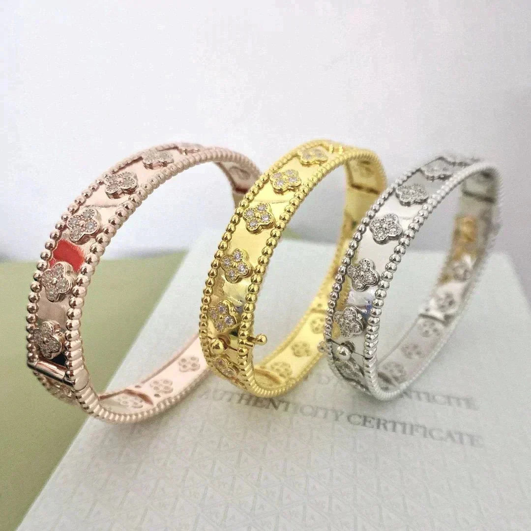 [Eterna Jewels]CLOVER BRACELET 8MM DIAMONDS