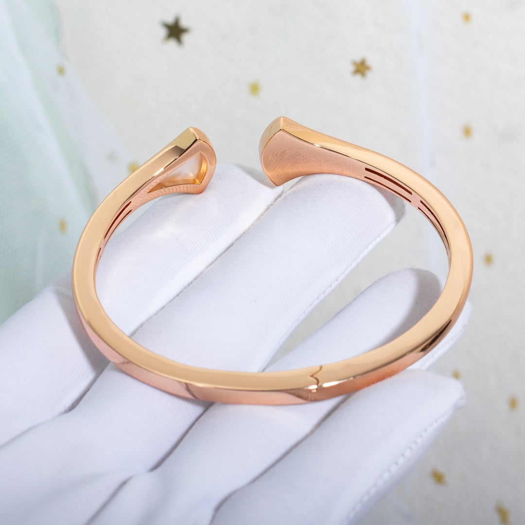 [Eterna Jewels]DREAM BRACELET OPEN PINK GOLD MOP DIAMOND