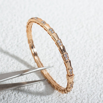 [Eterna Jewels]SERPENTI BRACELET PINK GOLD DIAMOND