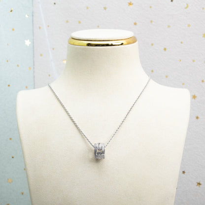 [Eterna Jewels]PARENTESI NECKLACE SILVER DIAMOND