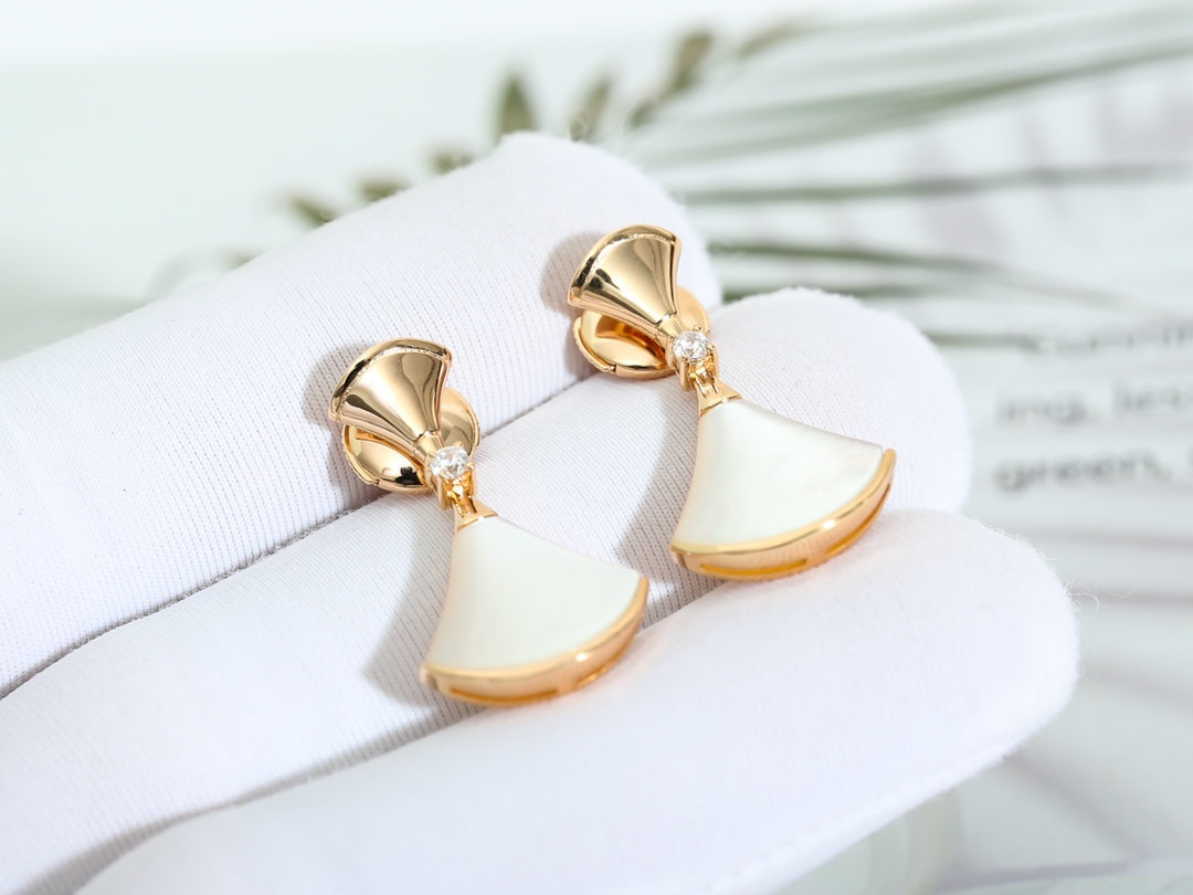 [Eterna Jewels]DREAM MOP PINK GOLD EARRINGS
