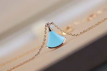 [Eterna Jewels]DREAM NECKLACE TURQUOISE PINK GOLD