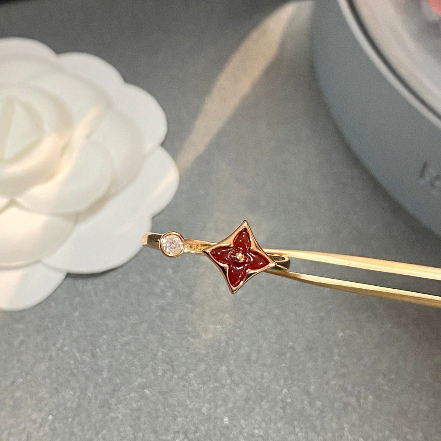 [Eterna Jewels]STAR 1 DIAMOND OPEN RING