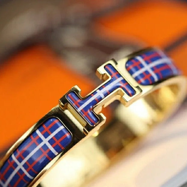 [Eterna Jewels]H TARTAN BRACELET 12MM