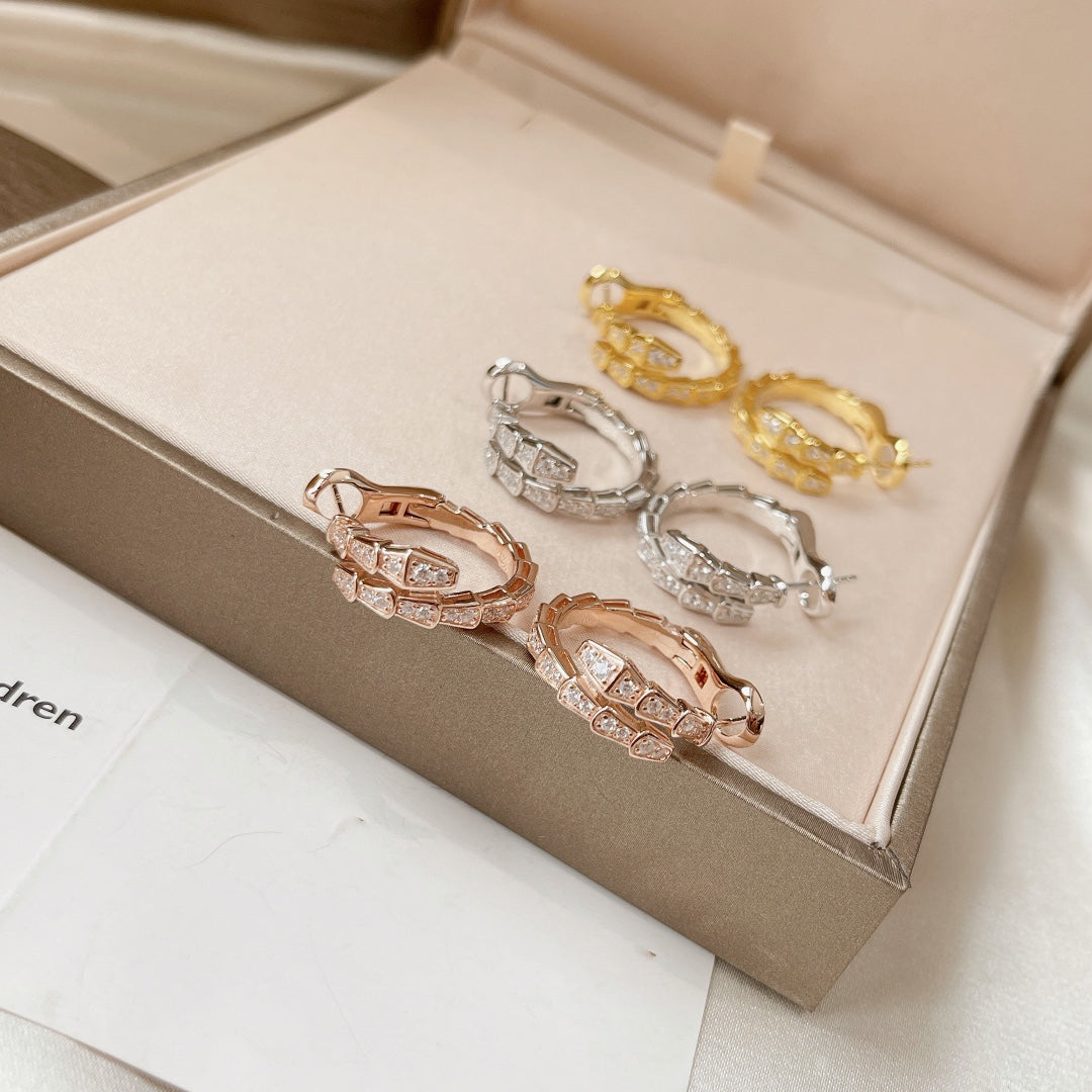 [Eterna Jewels]SERPENTI EARRINGS DIAMOND