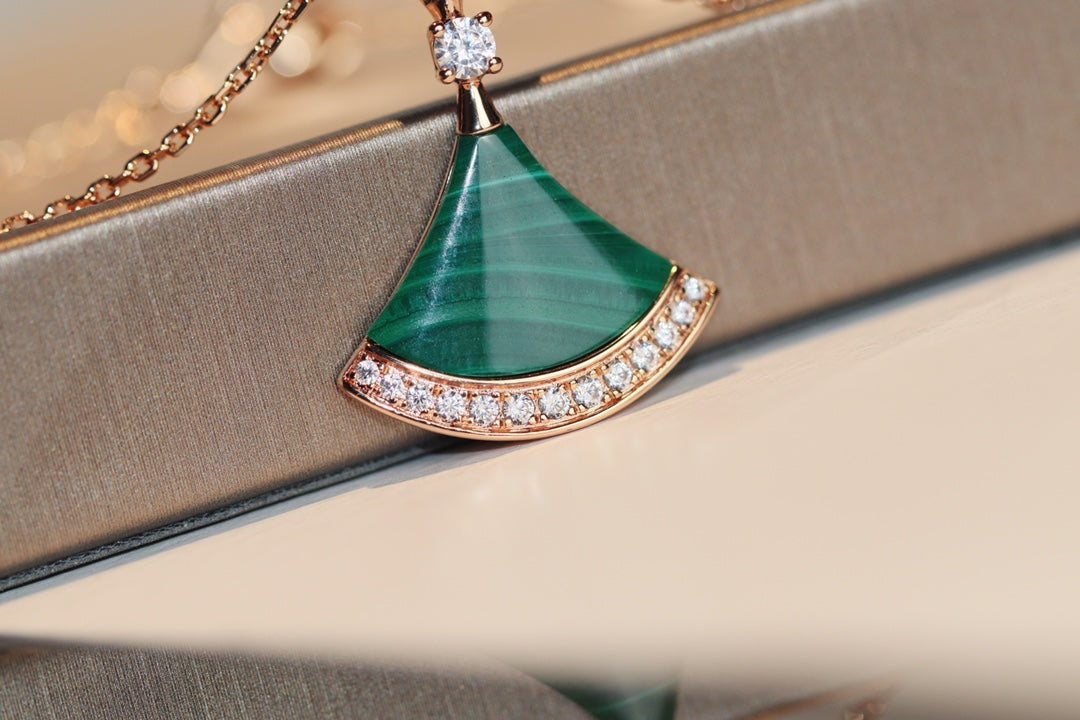 [Eterna Jewels]DREAM NECKLACE MALACHITE DIAMOND