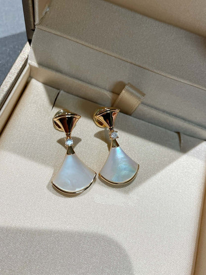 [Eterna Jewels]DREAM MOP 1 DIAMOND EARRINGS