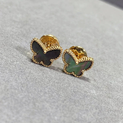 [Eterna Jewels]BUTTERFLY DARK MOP  EARRINGS