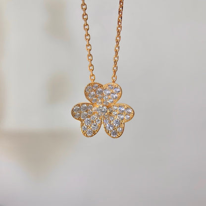 [Eterna Jewels]FLOWER DIAMOND NECKLACE