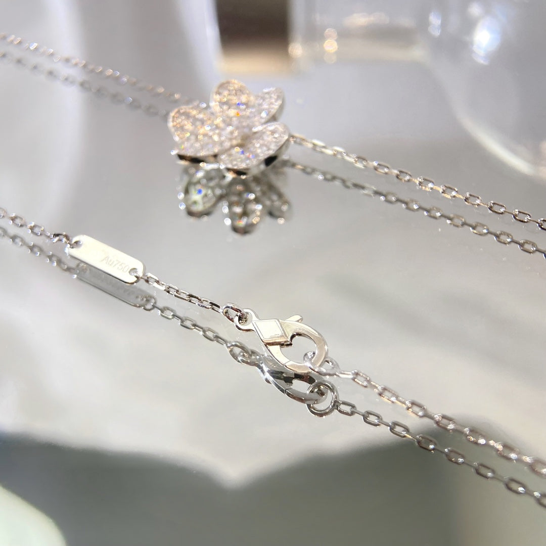 [Eterna Jewels]FLOWER DIAMOND NECKLACE