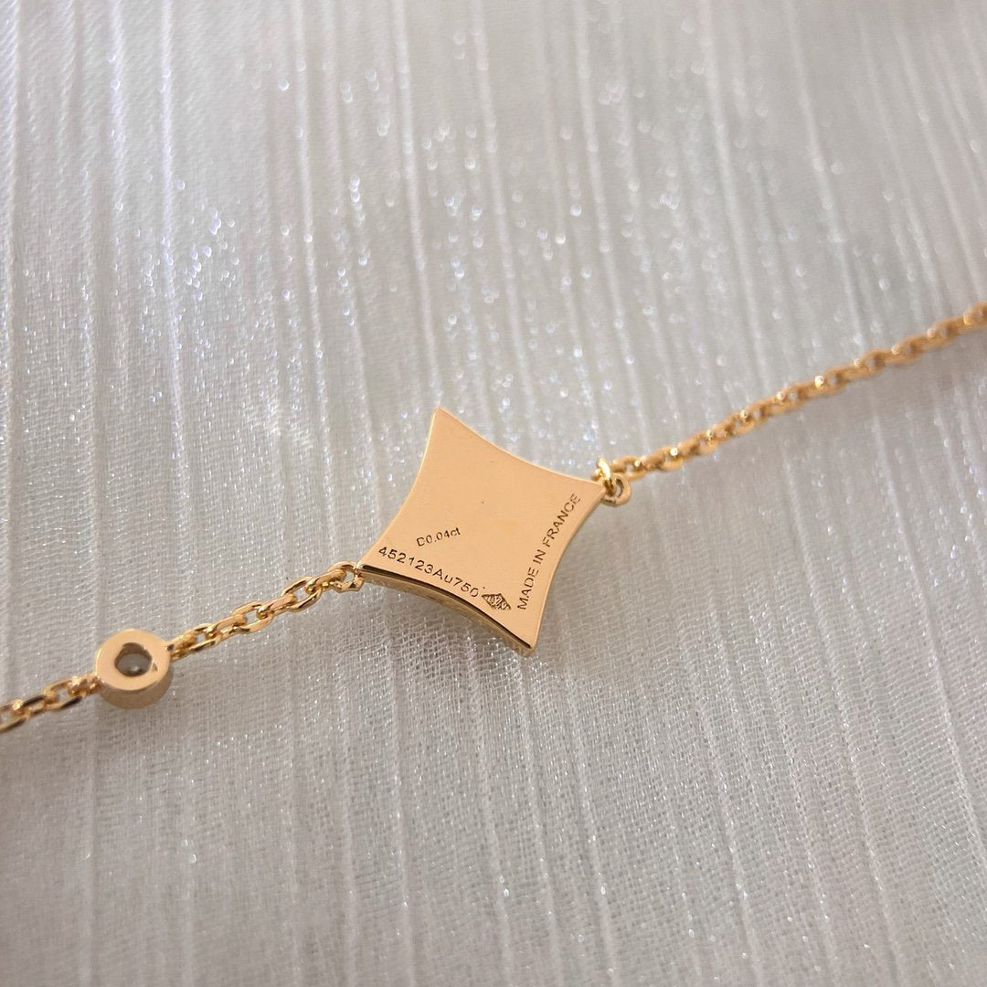 [Eterna Jewels]COLOR STAR PINK GOLD DIAMOND BRACELET