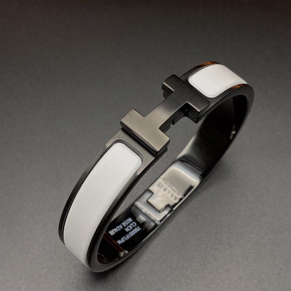 [Eterna Jewels]H BRACELET 12MM BLACK WHITE CERAMIC