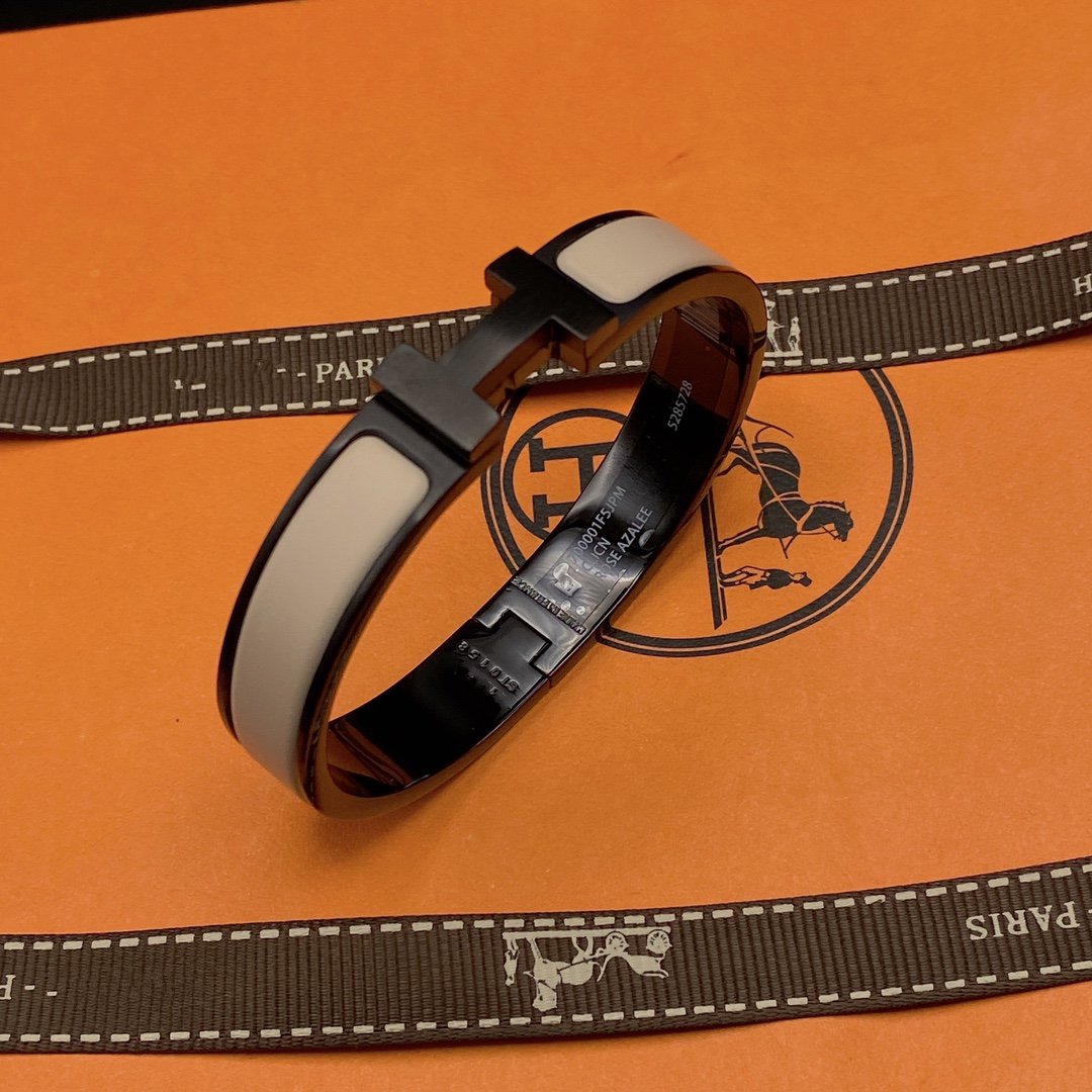 [Eterna Jewels]H BRACELET 12MM BLACK BEIGE CERAMIC