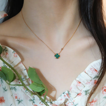[Eterna Jewels]SUN PEDANT PINK GOLD 1 DIAMOND NECKLACE