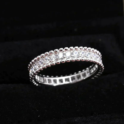 [Eterna Jewels]PERLEE DIAMOND SILVER RING