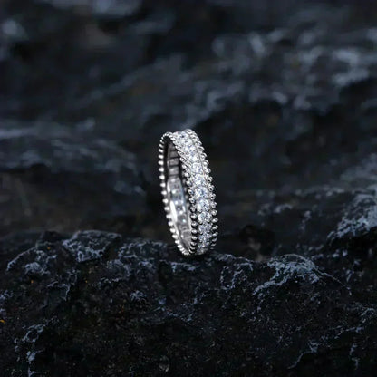 [Eterna Jewels]PERLEE DIAMOND SILVER RING