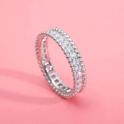 [Eterna Jewels]PERLEE DIAMOND SILVER RING