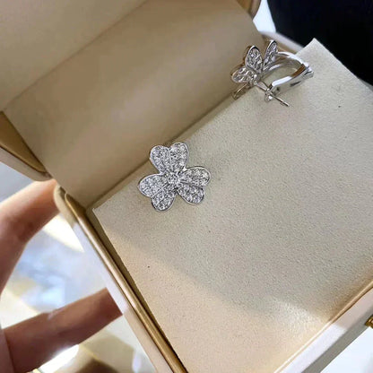 [Eterna Jewels]CLOVER COMOS DIAMOND EARRINGS SILVER