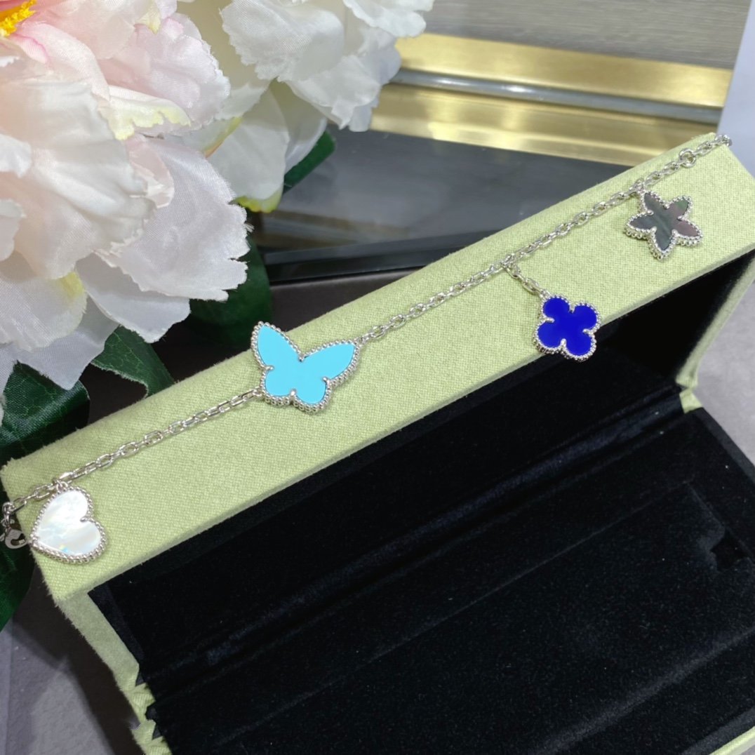 [Eterna Jewels]LUCKY SPRING SILVER BRACELET 4 MOTIF