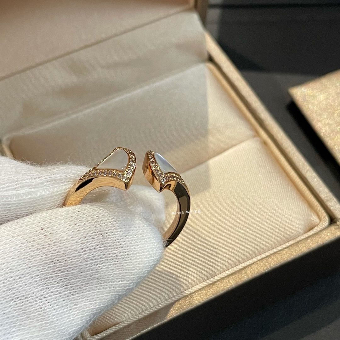 [Eterna Jewels]DREAM MOP DIAMOND OPEN RING