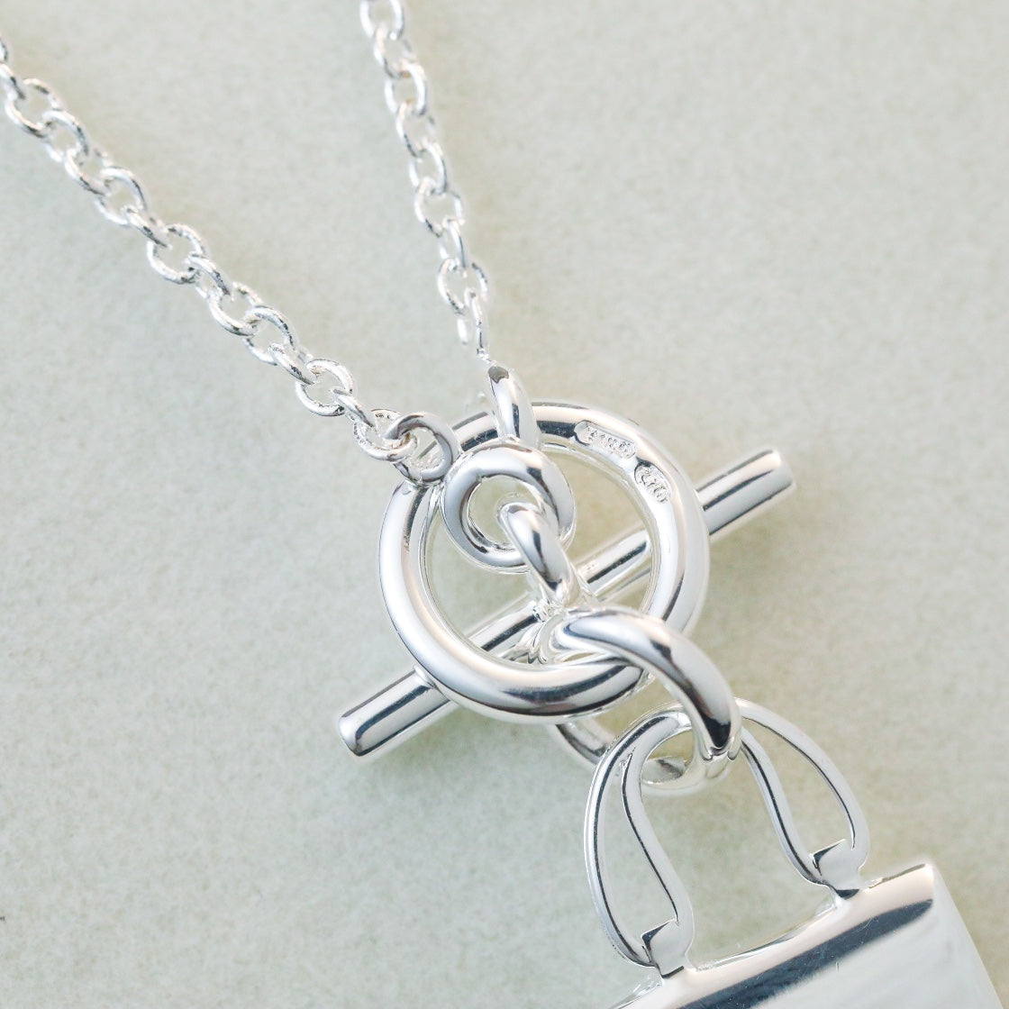[Eterna Jewels]POP H PEDANT SILVER NECKLACE