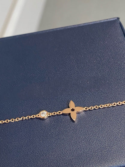 [Eterna Jewels]STAR DIAMOND PINK GOLD BRACELET