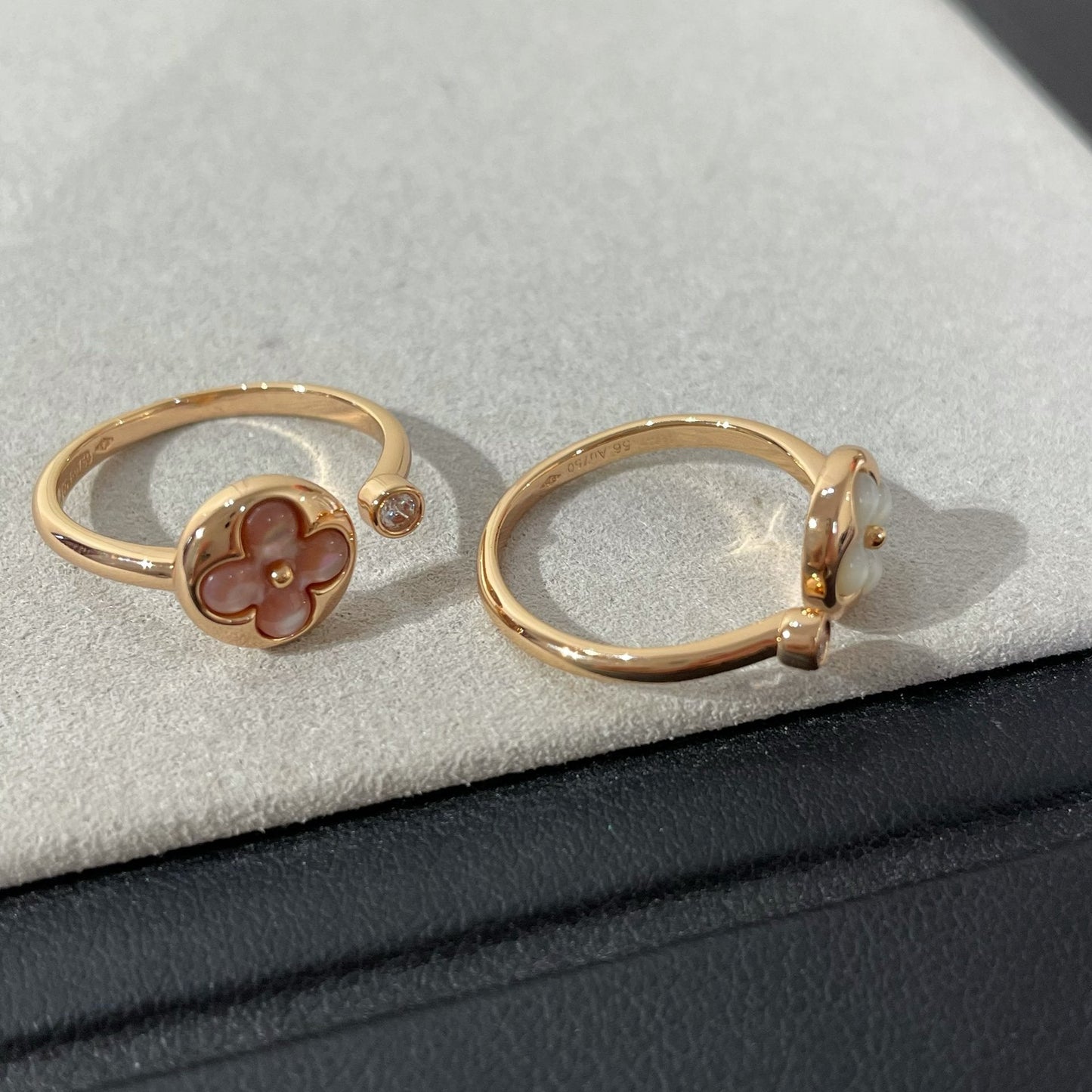[Eterna Jewels]SUN 1 DIAMOND PINK MOP RING