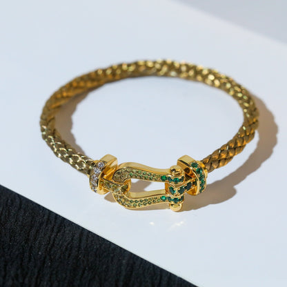 [Eterna Jewels]FORCE 10 GOLD GREEN DIAMOND PAVED