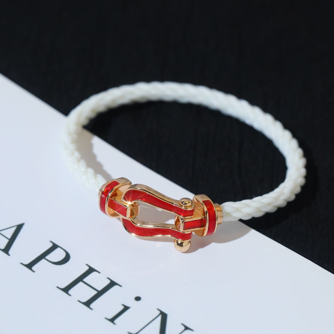 [Eterna Jewels]FORCE 10 WHITE TEXTILE DIAMOND PAVED