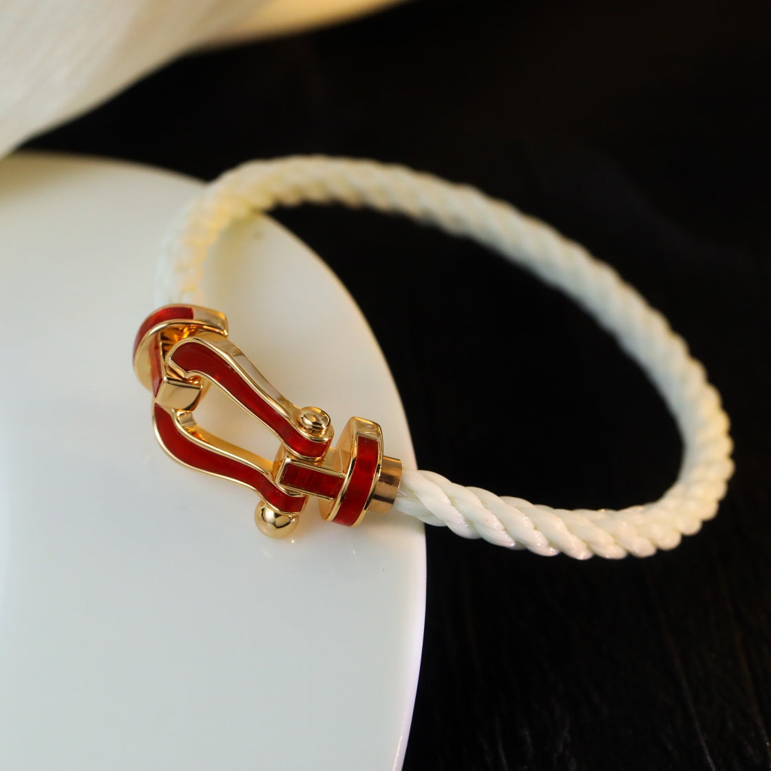 [Eterna Jewels]FORCE 10 WHITE TEXTILE DIAMOND PAVED