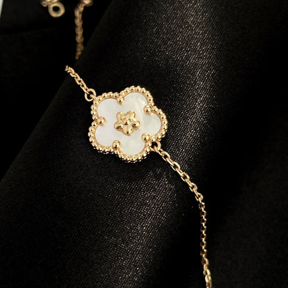 [Eterna Jewels]LUCKY SPRING ROSE GOLD MOP BRACELET