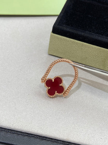 [Eterna Jewels]CLOVER RIVERSIBLE ROSE GOLD RING