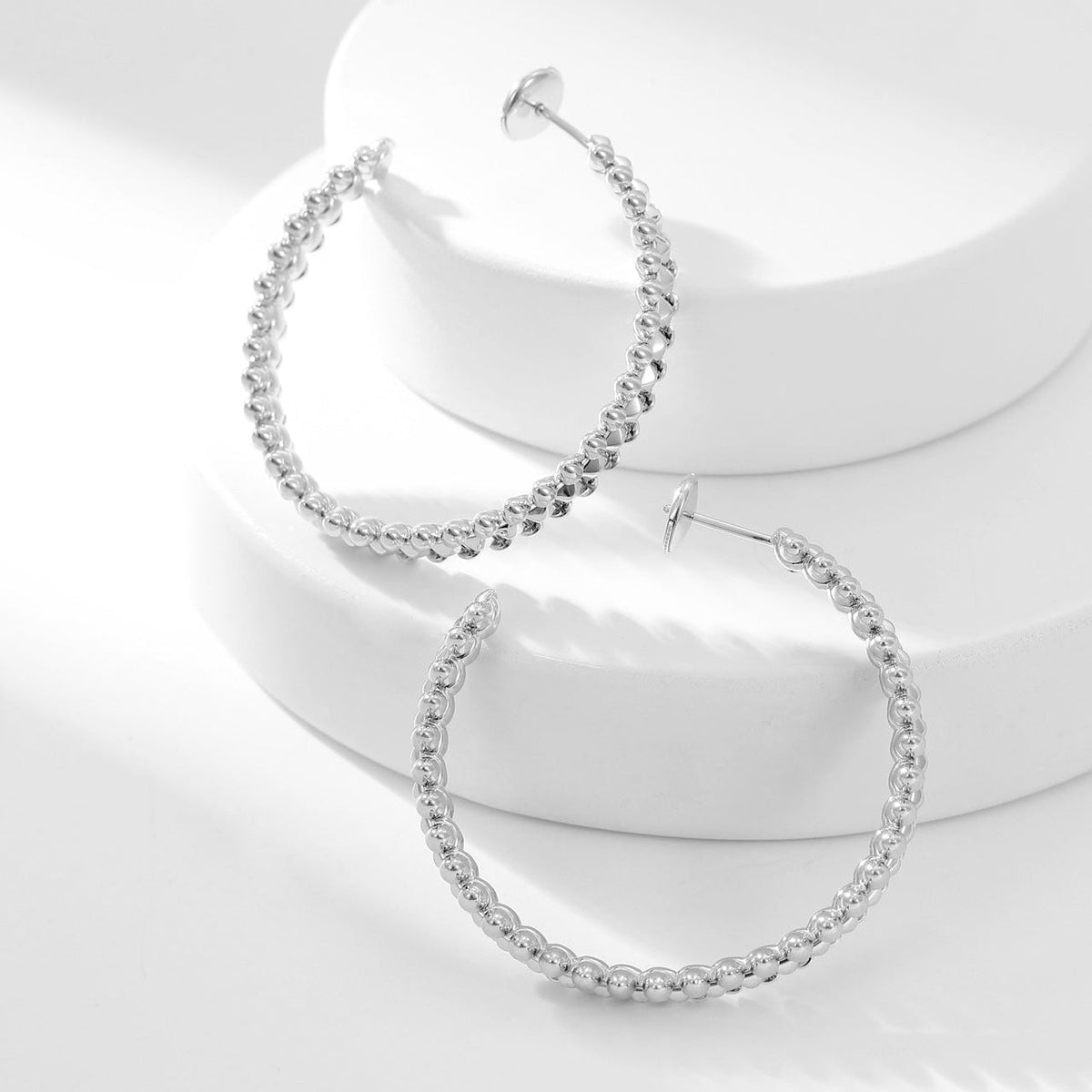 [Eterna Jewels]CLASH HOOP LARGE EARRINGS