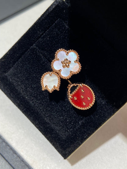 [Eterna Jewels]LUCKY 3 MOTIF ROSE GOLD RING