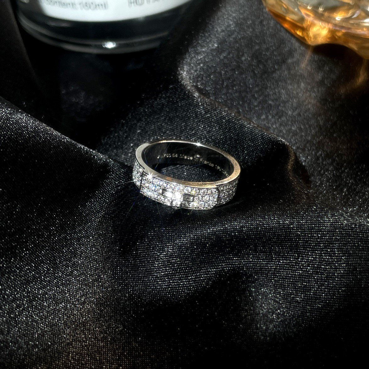 [Eterna Jewels]KELLY SILVER DIAMOND RING