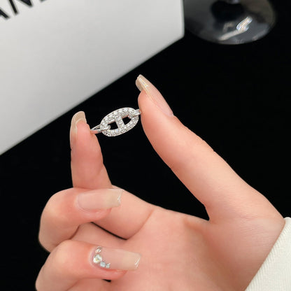 [Eterna Jewels]RONDE SMALL SILVER DIAMOND RING