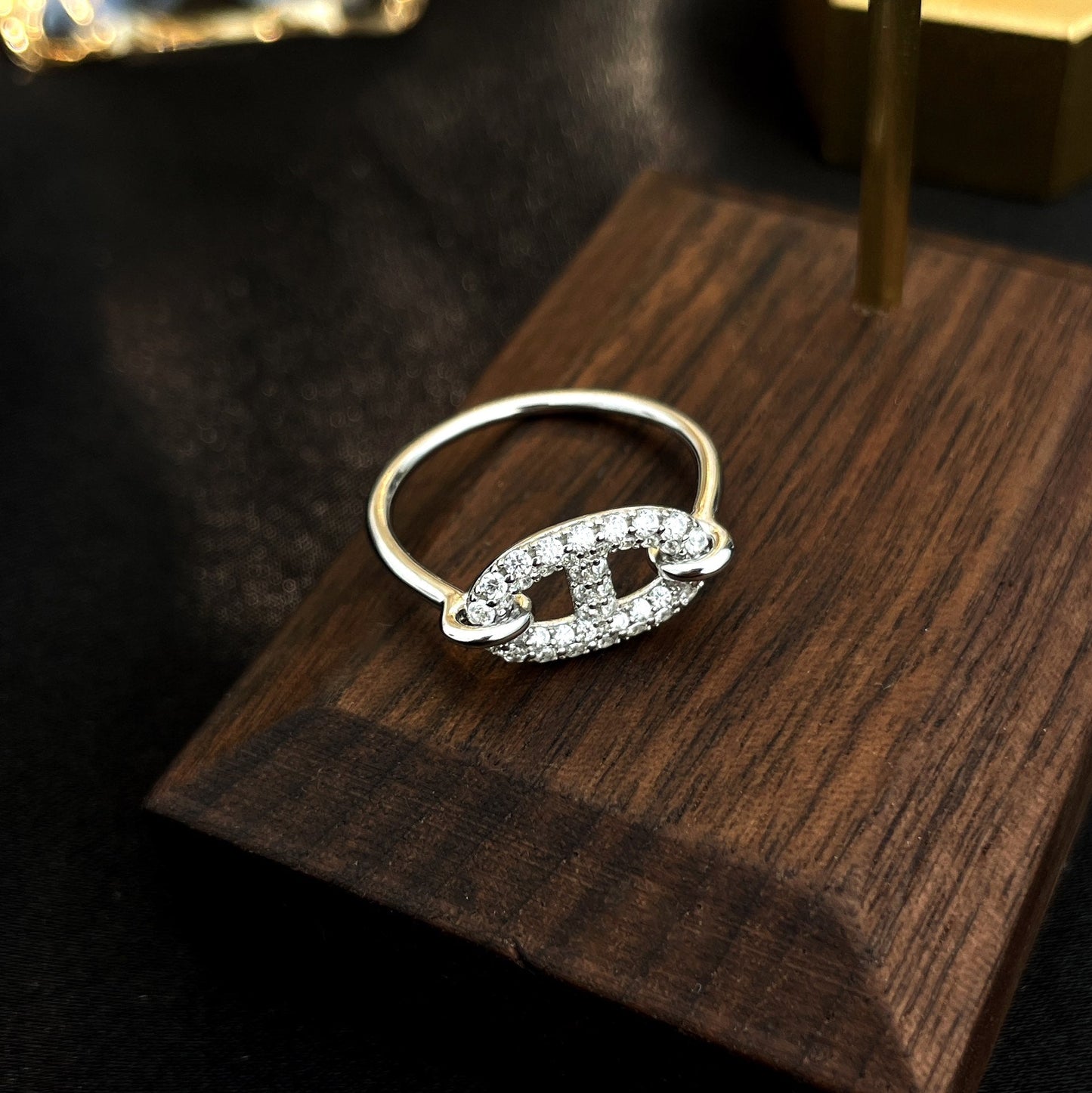 [Eterna Jewels]RONDE SMALL SILVER DIAMOND RING