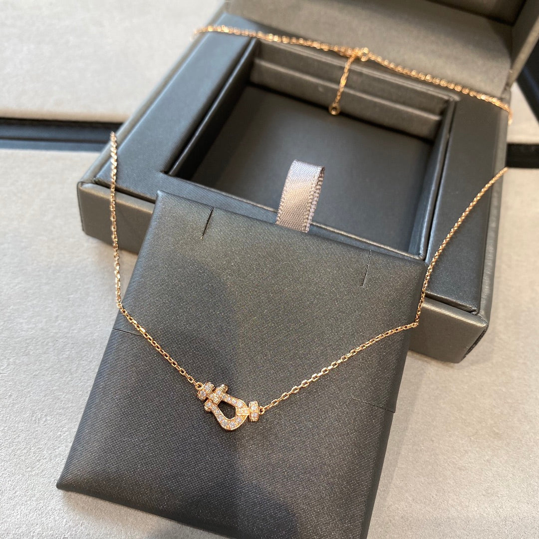 [Eterna Jewels]FORCE 10 DIAMOND PINK GOLD NECKLACE MINI MODEL