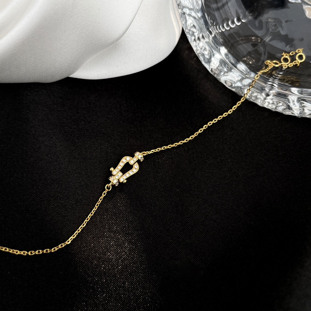 [Eterna Jewels]FORCE 10 FULL DIAMOND BUCKLE CHAIN LINK MINI MODEL