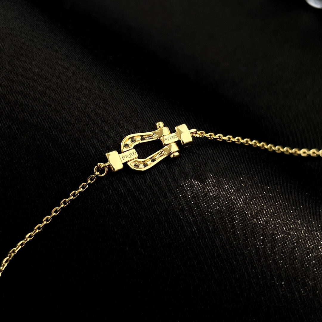 [Eterna Jewels]FORCE 10 FULL DIAMOND BUCKLE CHAIN LINK MINI MODEL