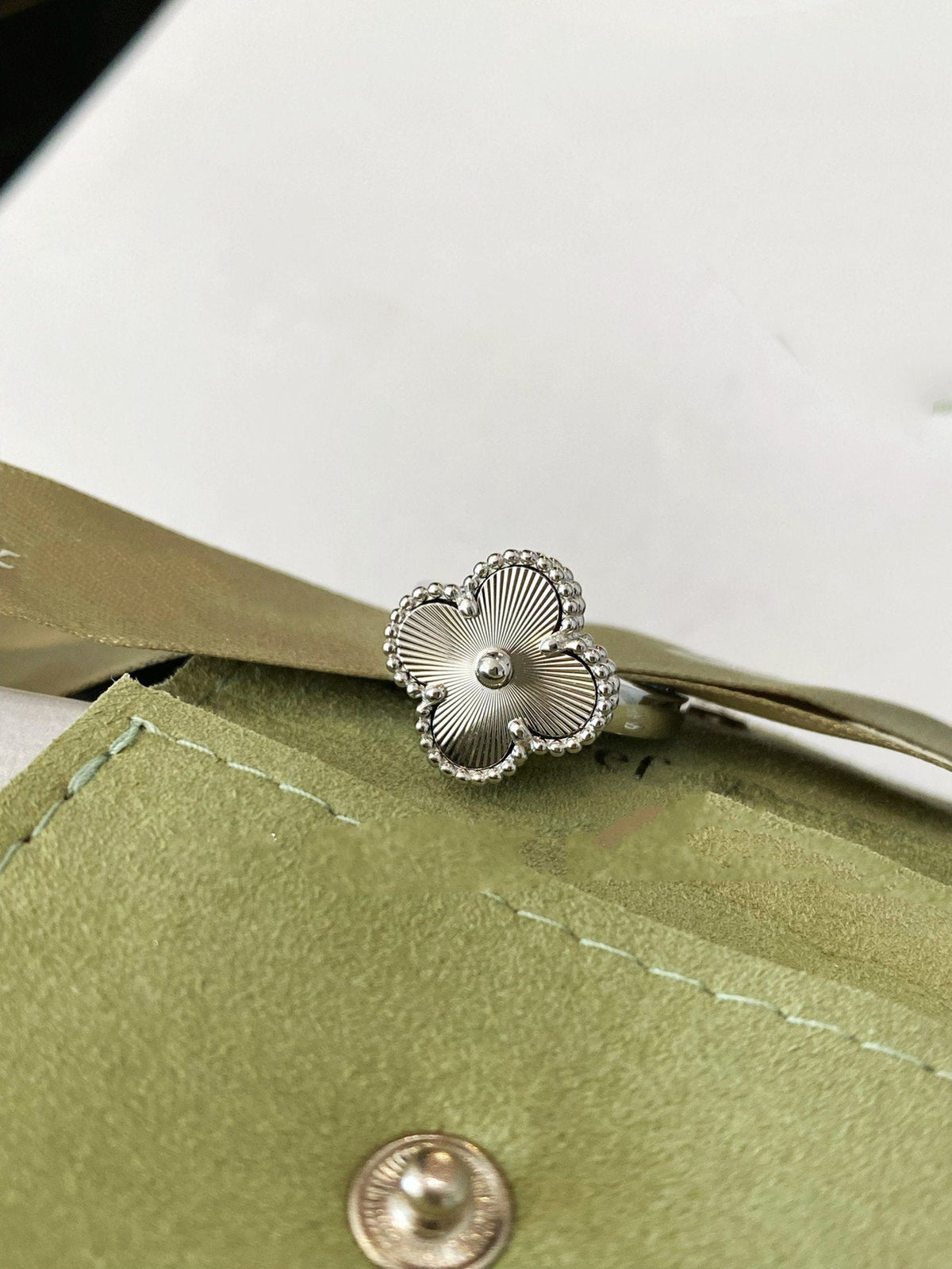 [Eterna Jewels]CLOVER SILVER RING