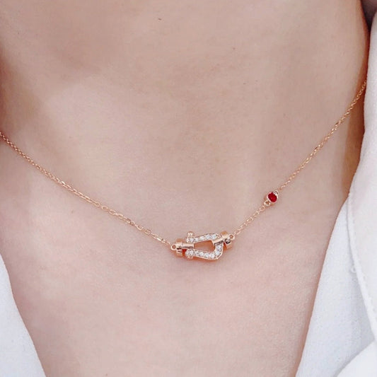 [Eterna Jewels]FORCE 10 DIAMOND PINK GOLD NECKLACE