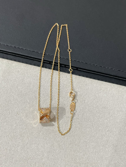 [Eterna Jewels]LIENS EVIDENCE DIAMOND PAVED NECKLACE