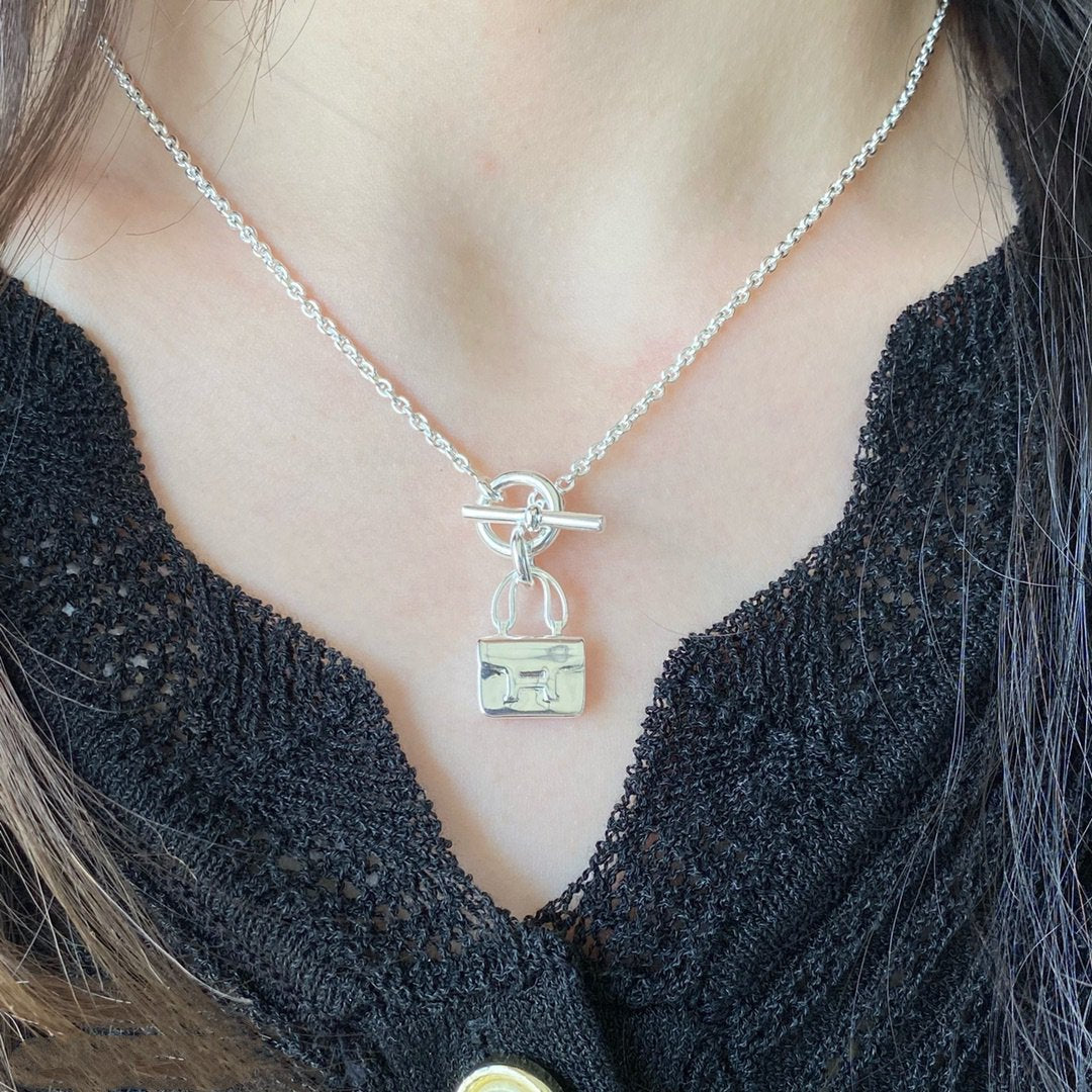 [Eterna Jewels]CONSTANCE PEDANT SILVER NECKLACE