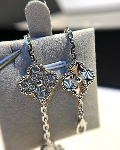 [Eterna Jewels] CLOVER 5 MOTIF LASER BRACELET COLLECTION