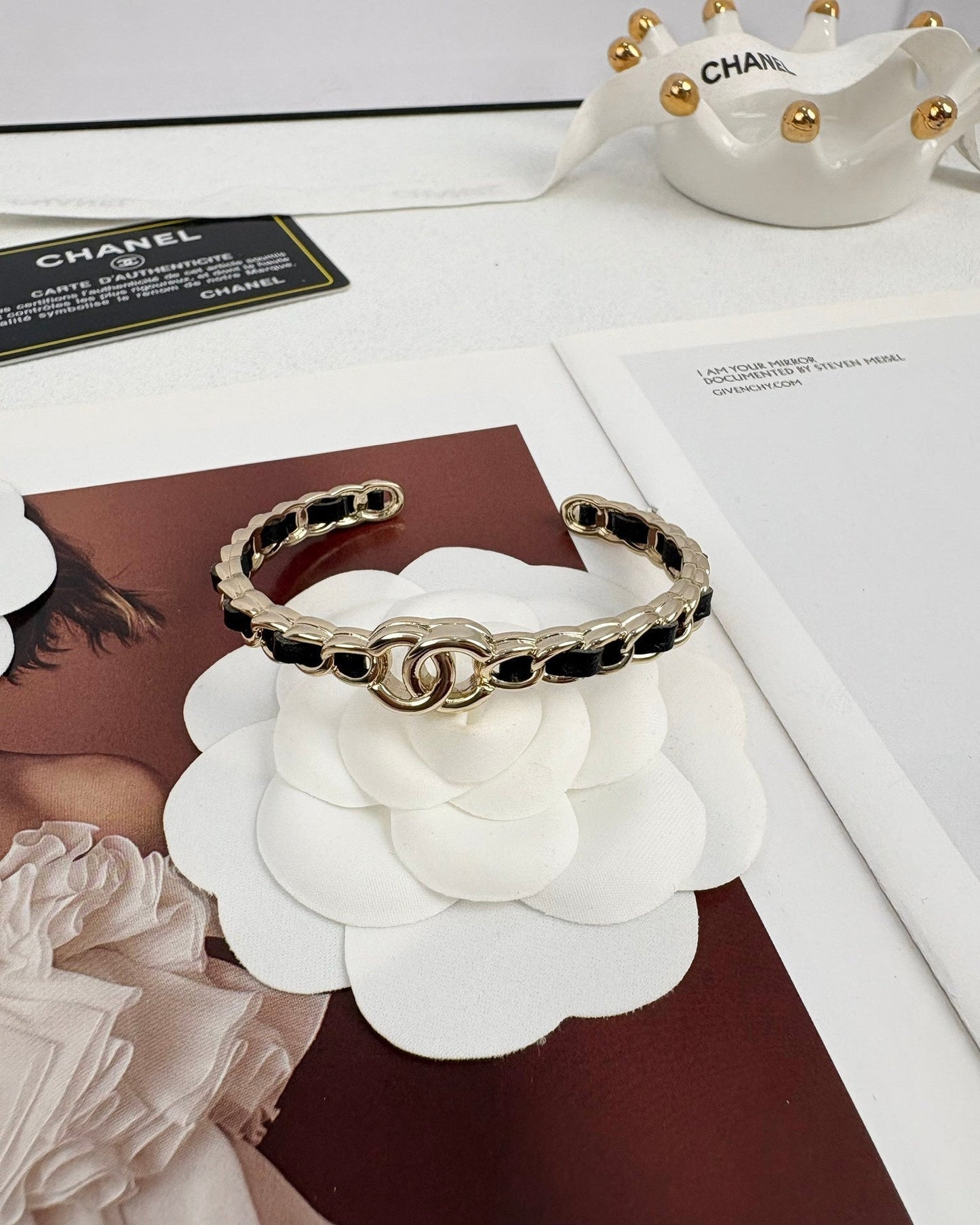 [Eterna Jewels]Double C Open Bangle